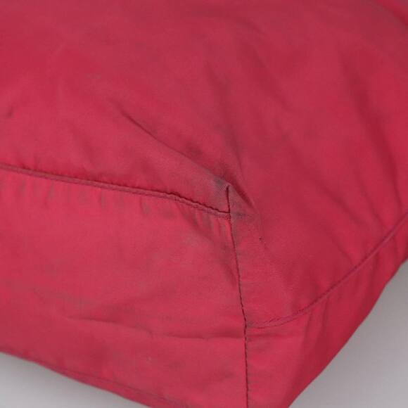 Prada Tote Bag Nylon Pink Gold Auth #155974P18B - Picture 14 of 15